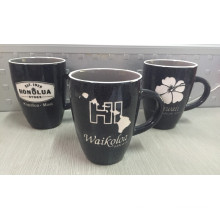 Taza de Sandblast, taza grabada